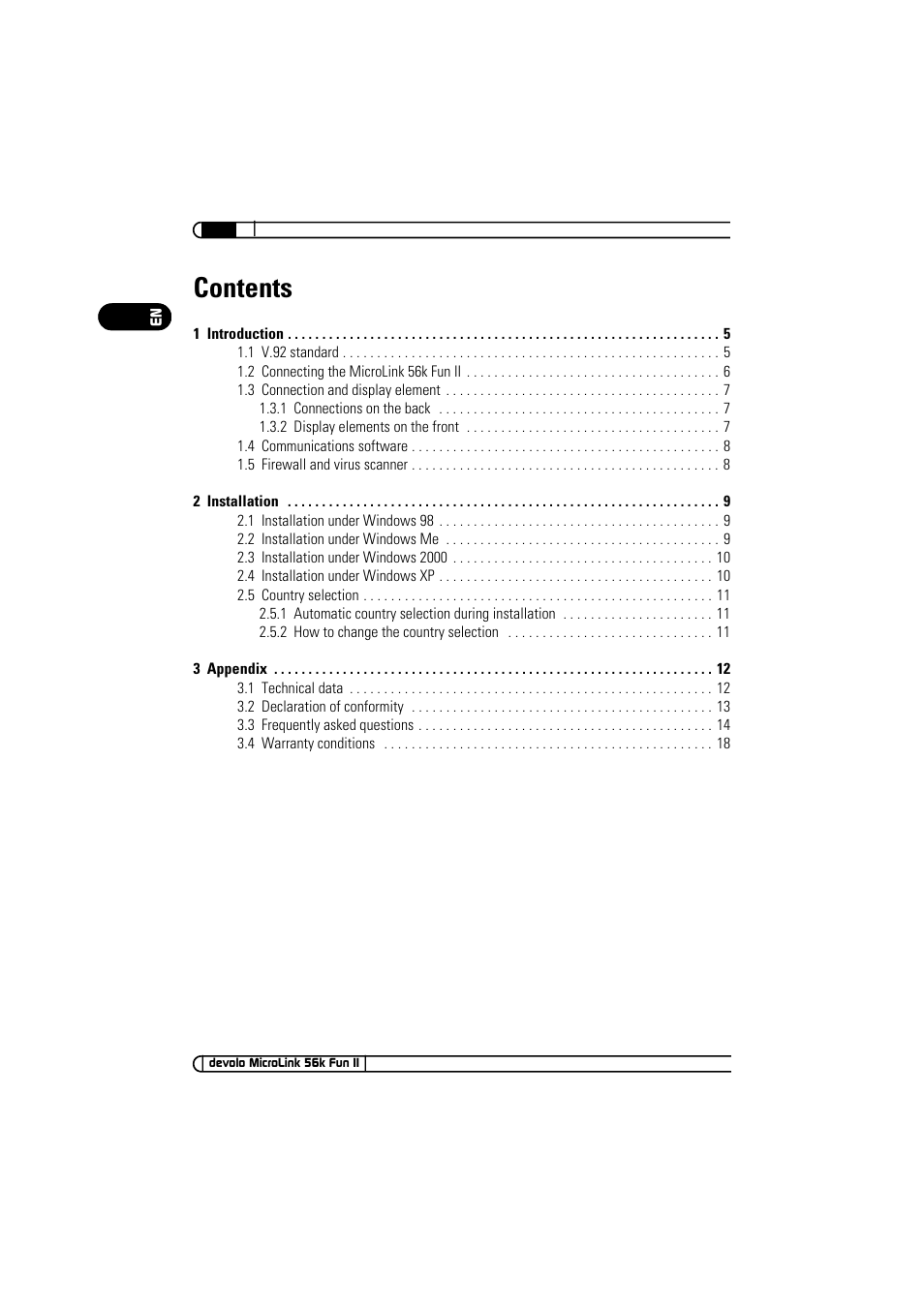 Devolo MicroLink 56k Fun II User Manual | Page 4 / 19