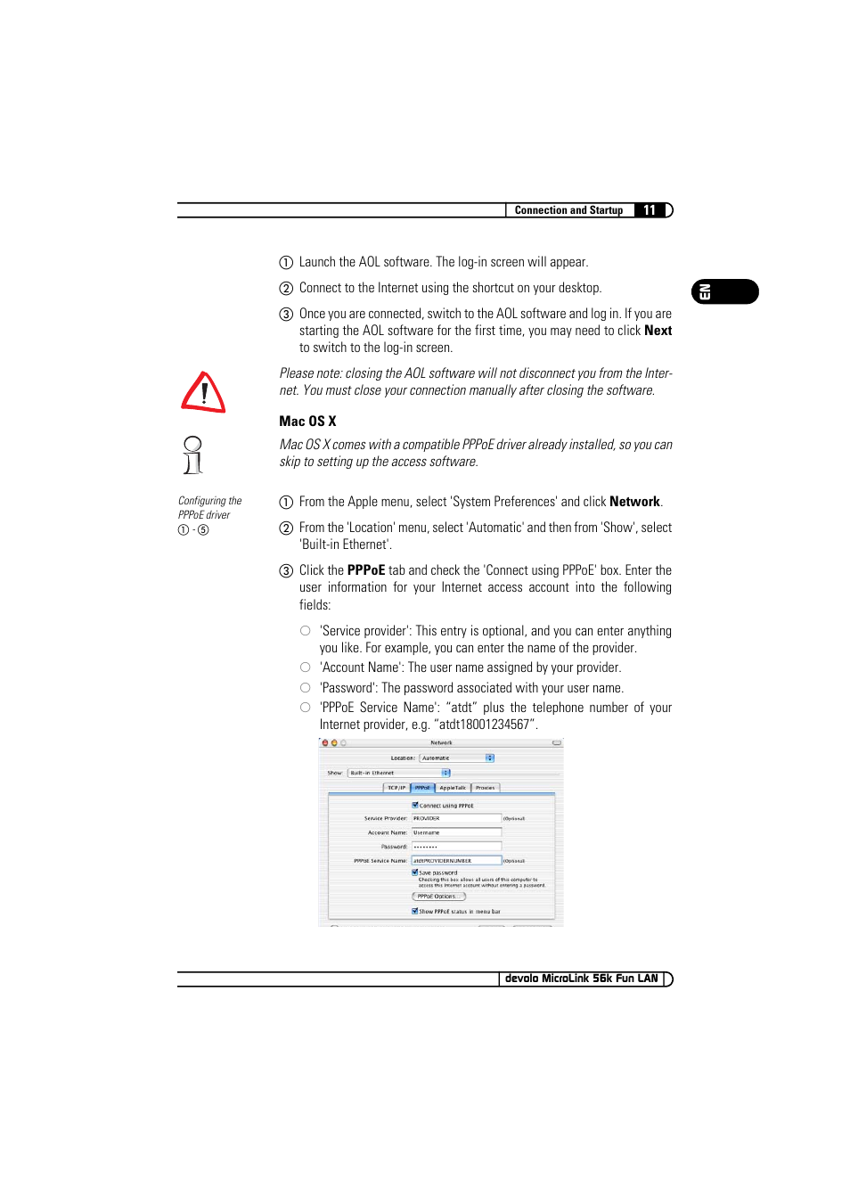Devolo MicroLink 56k Fun LAN User Manual | Page 11 / 22