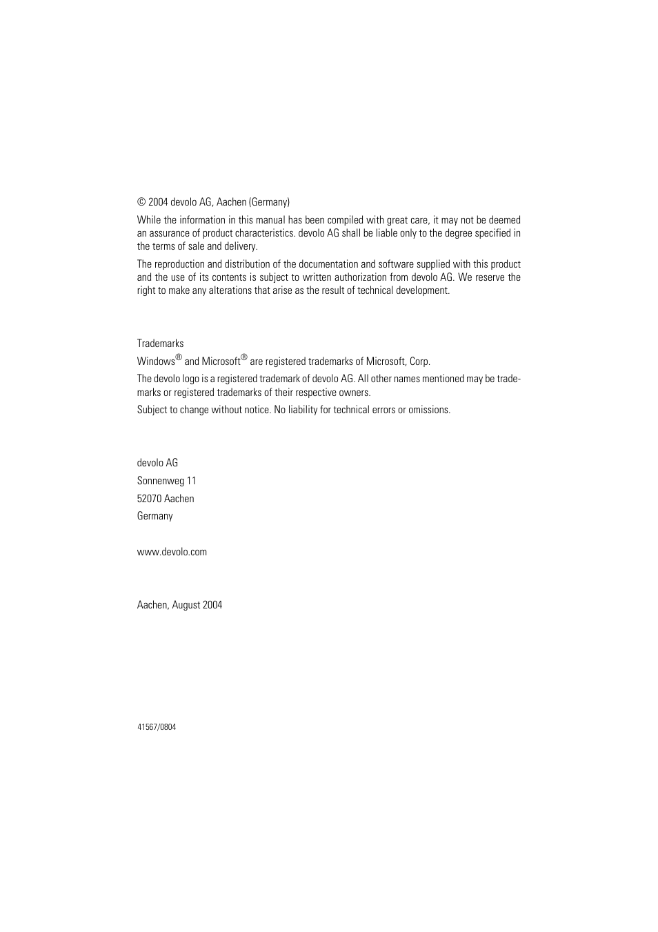Devolo MicroLink 56k Fun LAN User Manual | Page 2 / 22
