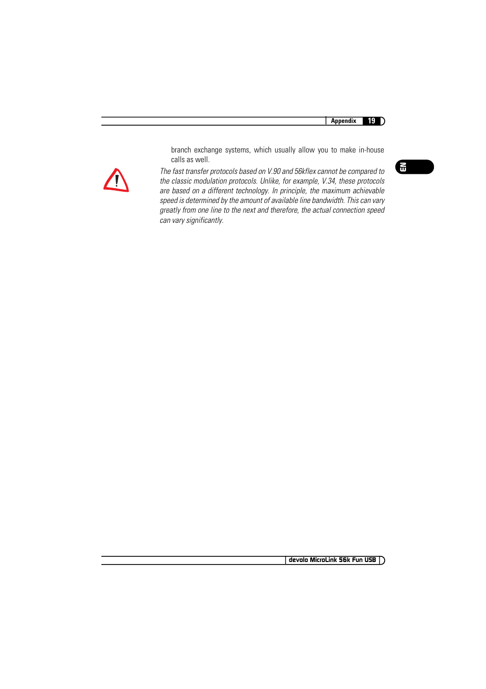 Devolo MicroLink 56k Fun USB User Manual | Page 19 / 21