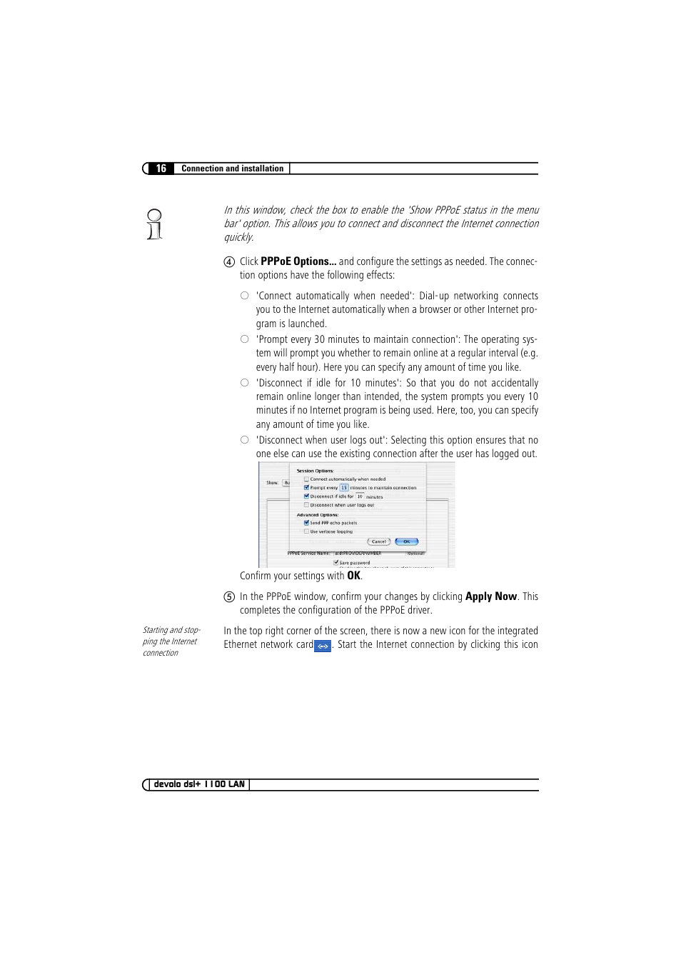 Devolo dsl+ 1100 LAN User Manual | Page 16 / 30