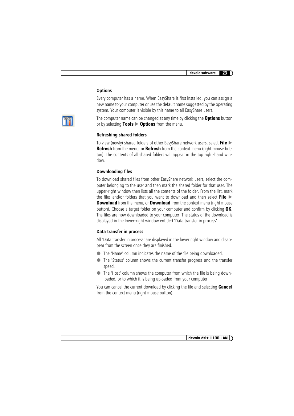 Devolo dsl+ 1100 LAN User Manual | Page 23 / 30