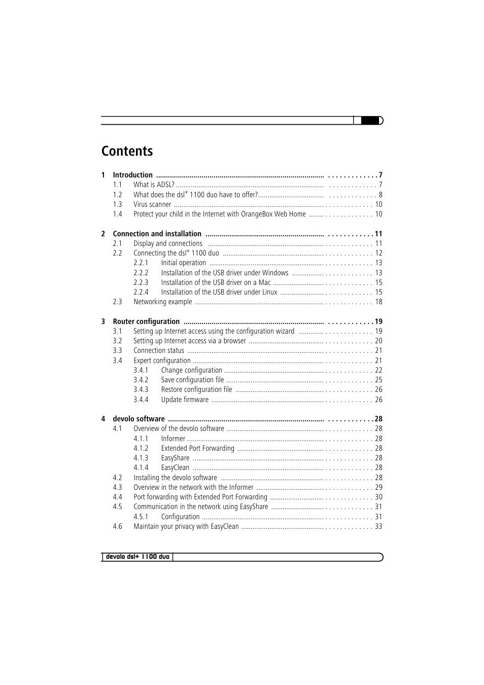 Devolo dsl+ 1100 duo User Manual | Page 5 / 39