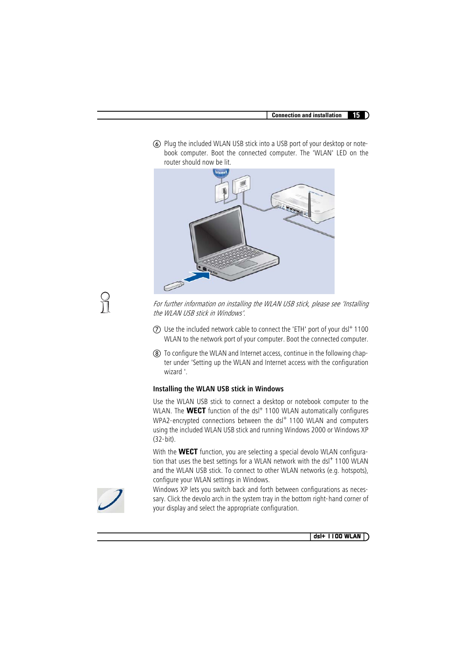 Devolo dsl+ 1100 WLAN User Manual | Page 15 / 41