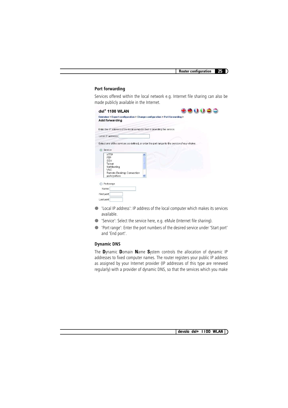 Devolo dsl+ 1100 WLAN User Manual | Page 25 / 41