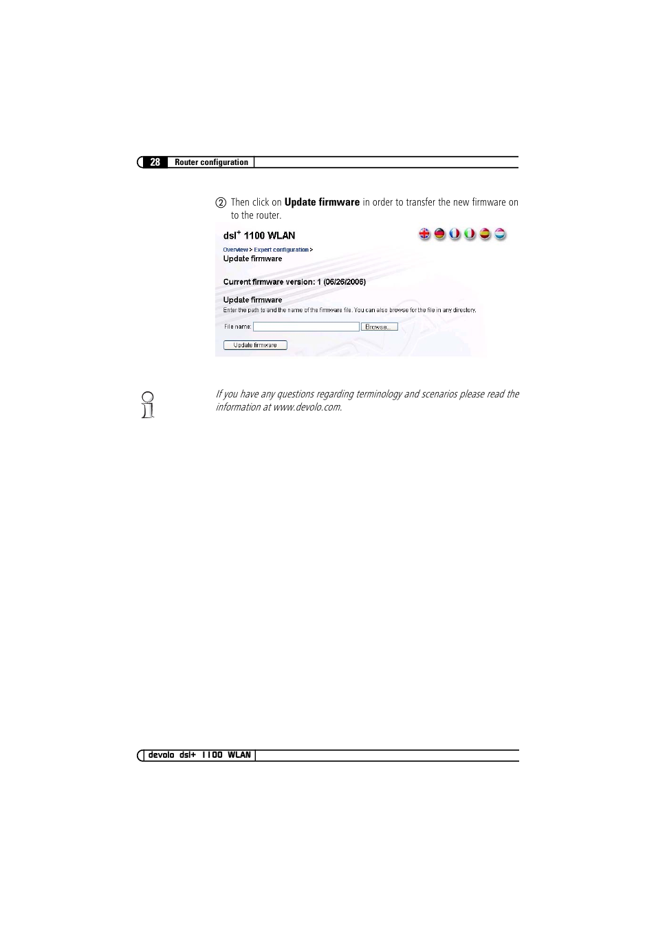 Devolo dsl+ 1100 WLAN User Manual | Page 28 / 41