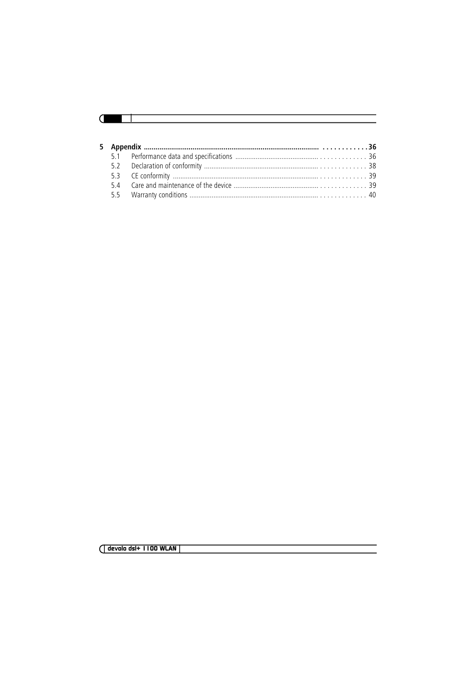 Devolo dsl+ 1100 WLAN User Manual | Page 6 / 41