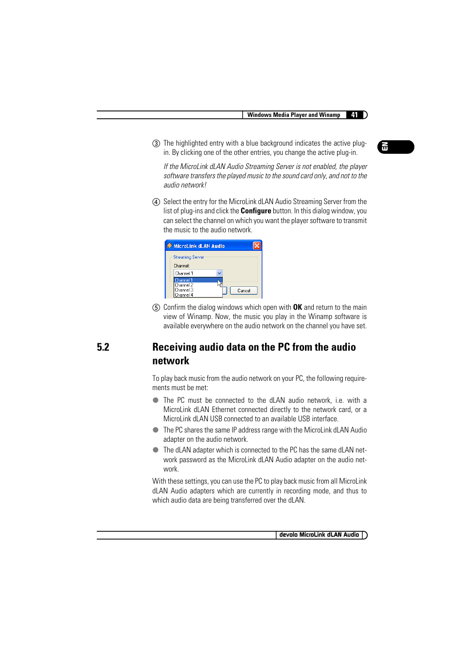 Devolo MicroLink dLAN Audio User Manual | Page 41 / 58