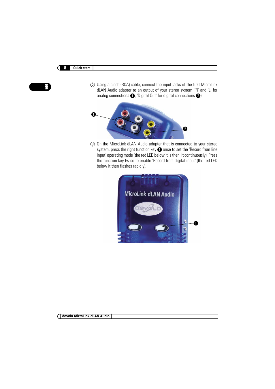 Devolo MicroLink dLAN Audio User Manual | Page 8 / 58