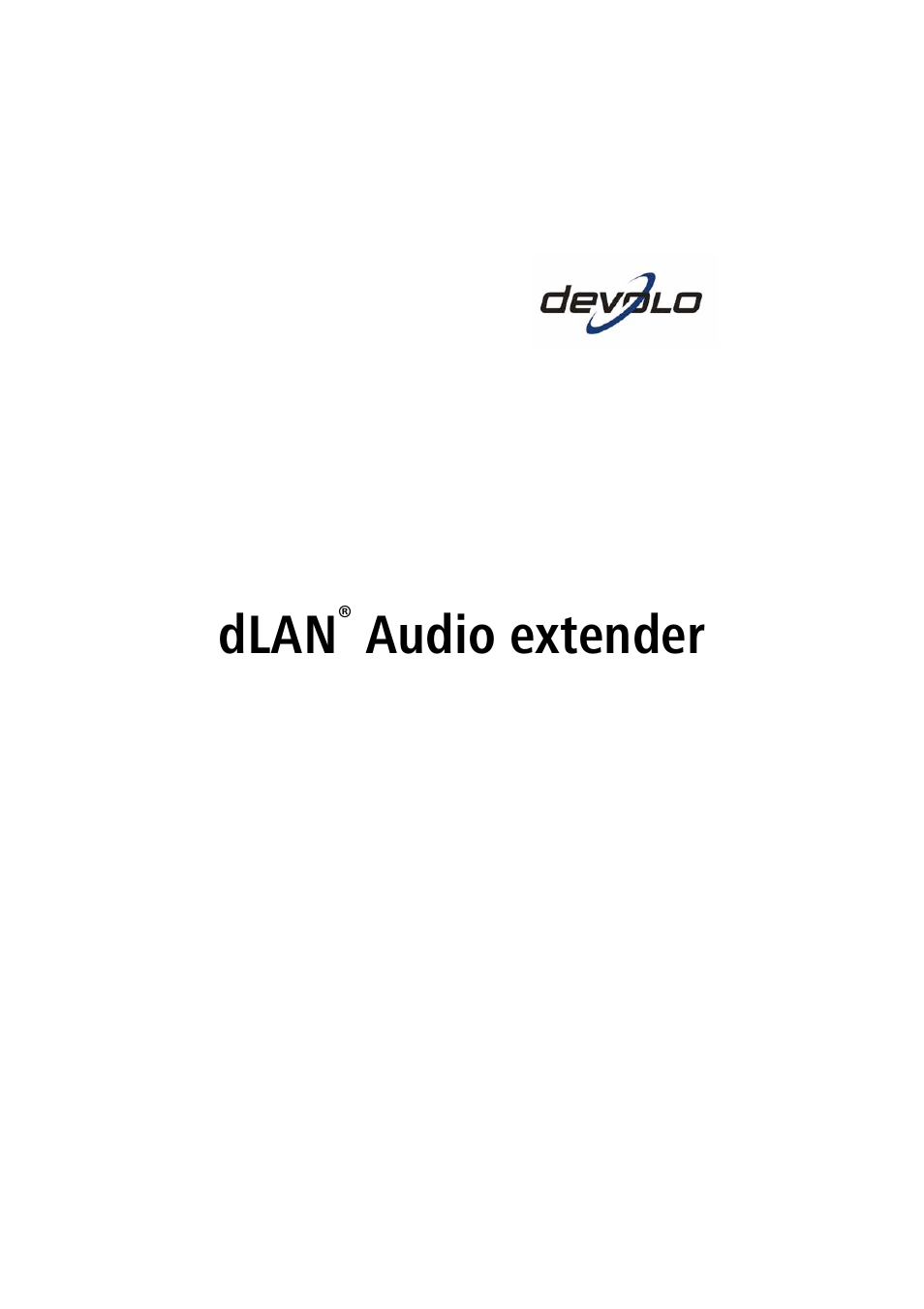 Devolo LAN Audio extender User Manual | 43 pages
