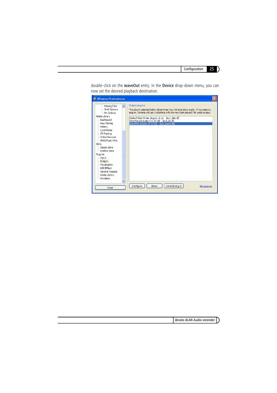 Devolo LAN Audio extender User Manual | Page 25 / 43