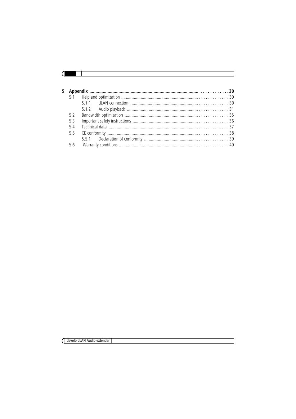 Devolo LAN Audio extender User Manual | Page 4 / 43