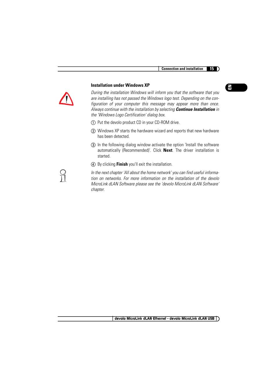 Devolo MicroLink dLAN Ethernet User Manual | Page 15 / 33