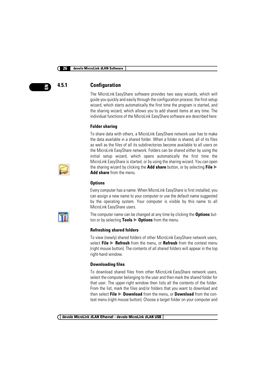 1 configuration | Devolo MicroLink dLAN Ethernet User Manual | Page 26 / 33