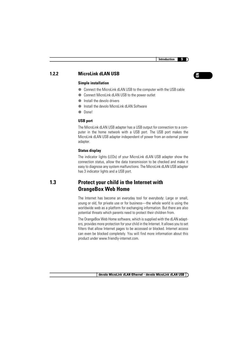 2 microlink dlan usb | Devolo MicroLink dLAN Ethernet User Manual | Page 9 / 33
