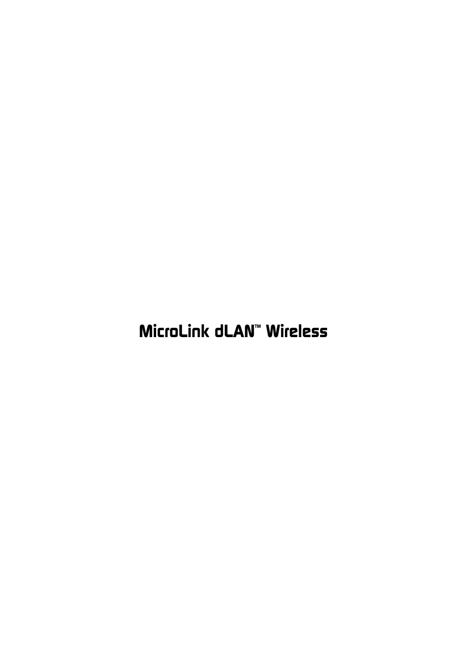 Devolo MicroLink dLAN Wireless User Manual | 38 pages