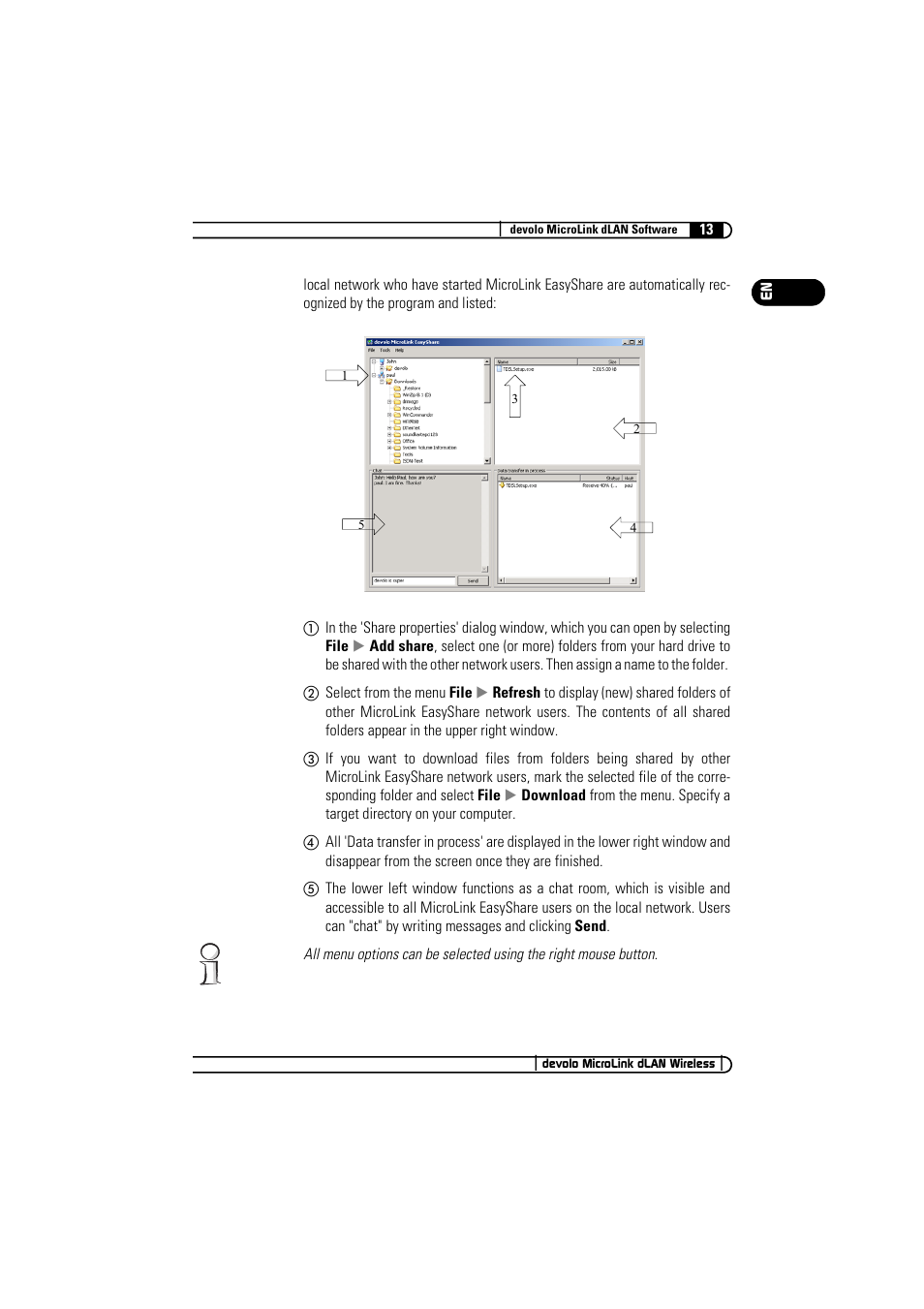 Devolo MicroLink dLAN Wireless User Manual | Page 13 / 38