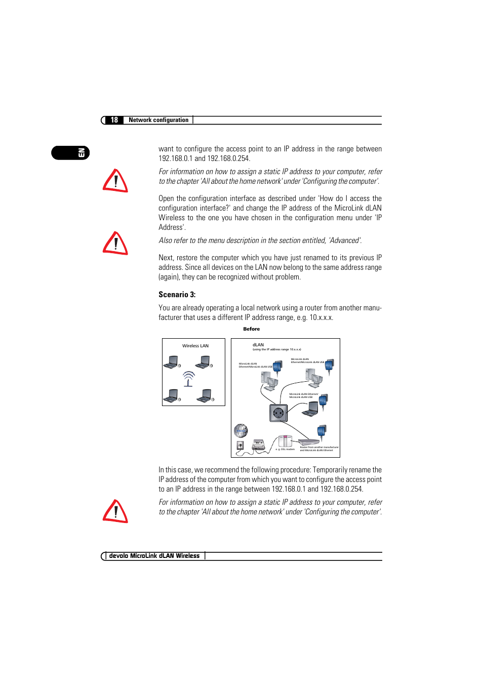 Devolo MicroLink dLAN Wireless User Manual | Page 18 / 38