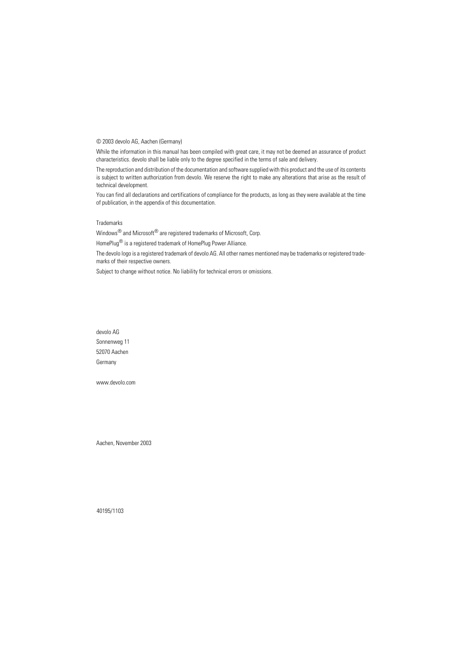 Devolo MicroLink dLAN Wireless User Manual | Page 2 / 38