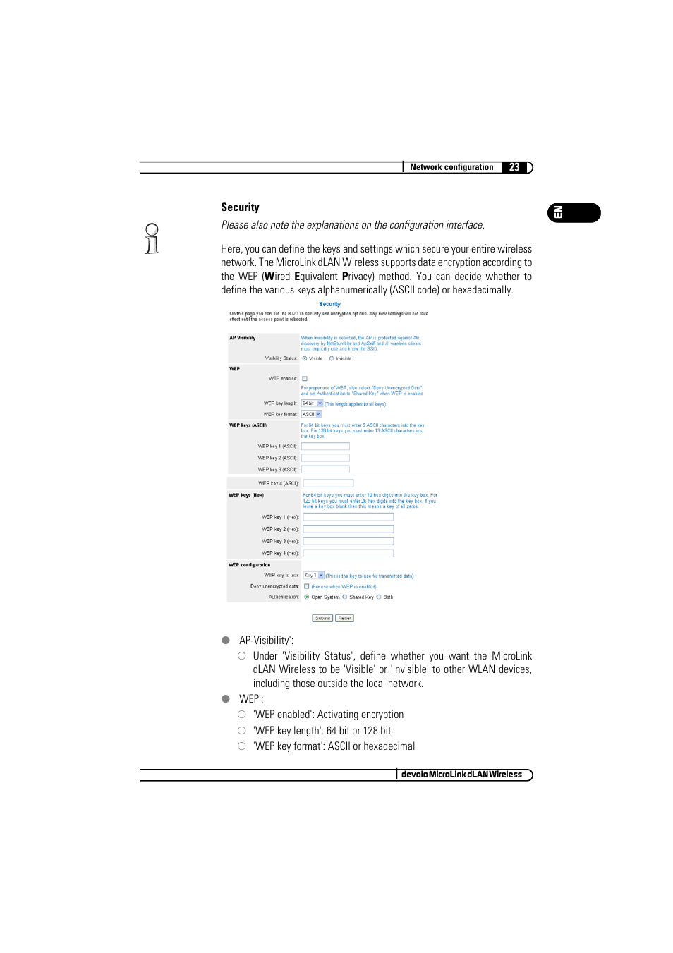 Devolo MicroLink dLAN Wireless User Manual | Page 23 / 38