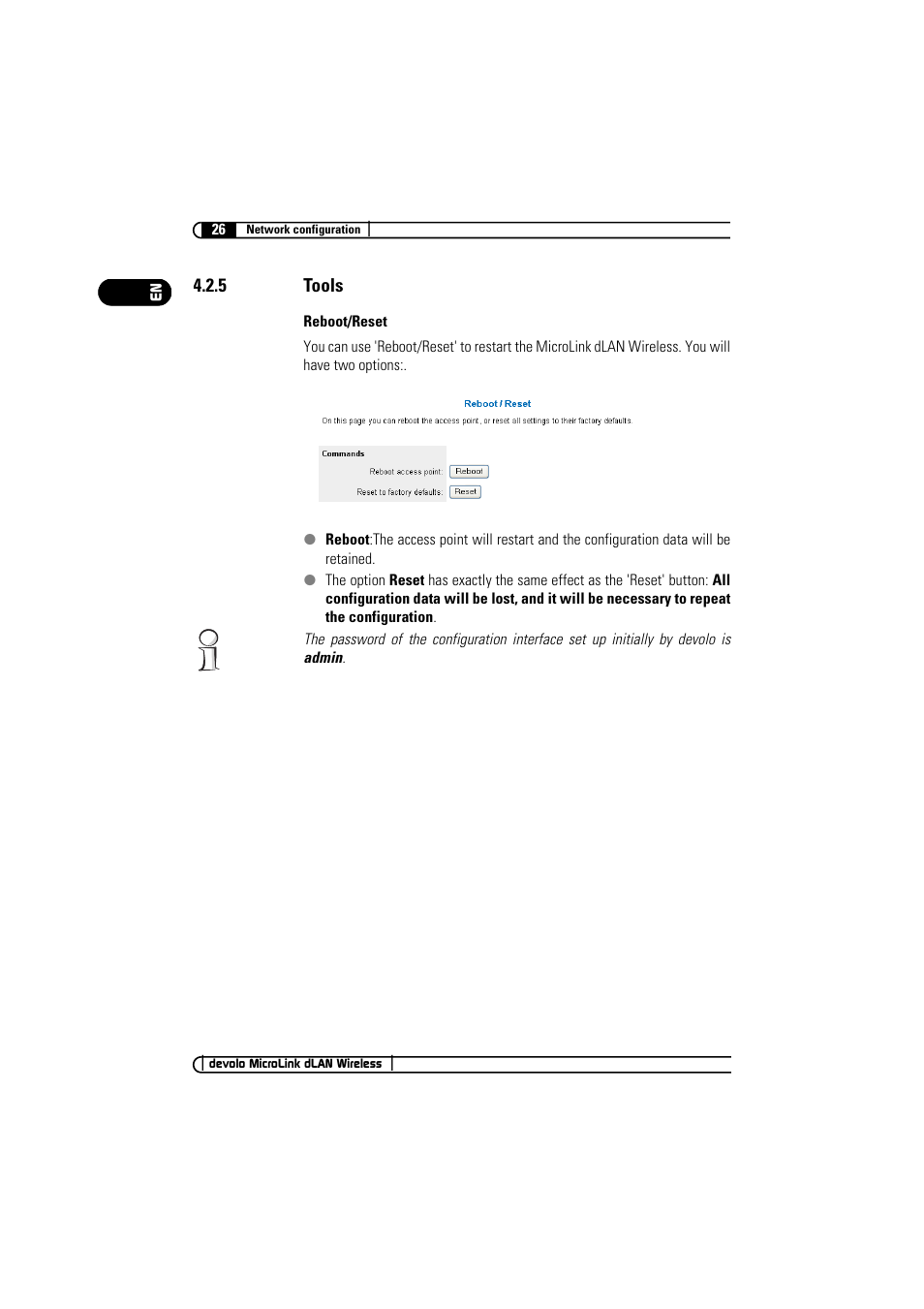5 tools | Devolo MicroLink dLAN Wireless User Manual | Page 26 / 38