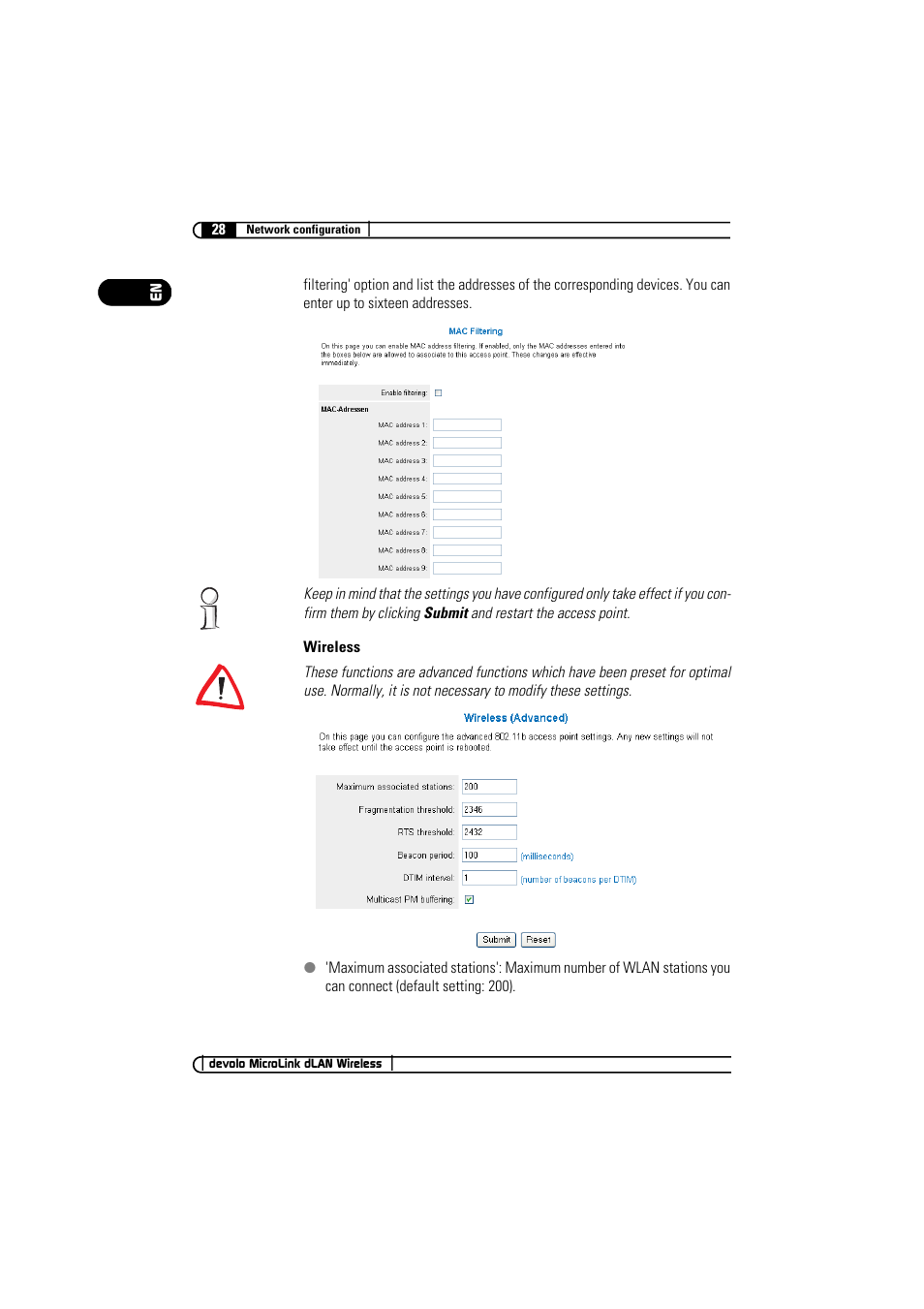 Devolo MicroLink dLAN Wireless User Manual | Page 28 / 38