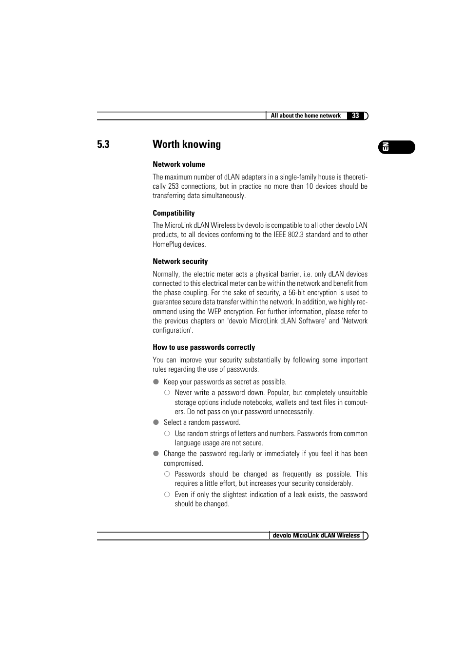 3 worth knowing | Devolo MicroLink dLAN Wireless User Manual | Page 33 / 38