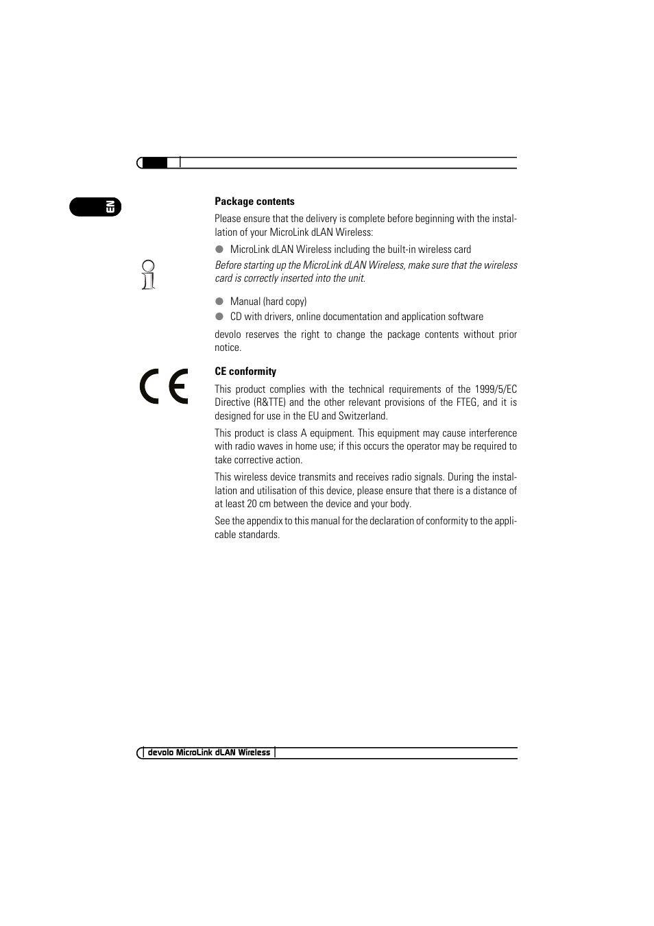 Devolo MicroLink dLAN Wireless User Manual | Page 4 / 38