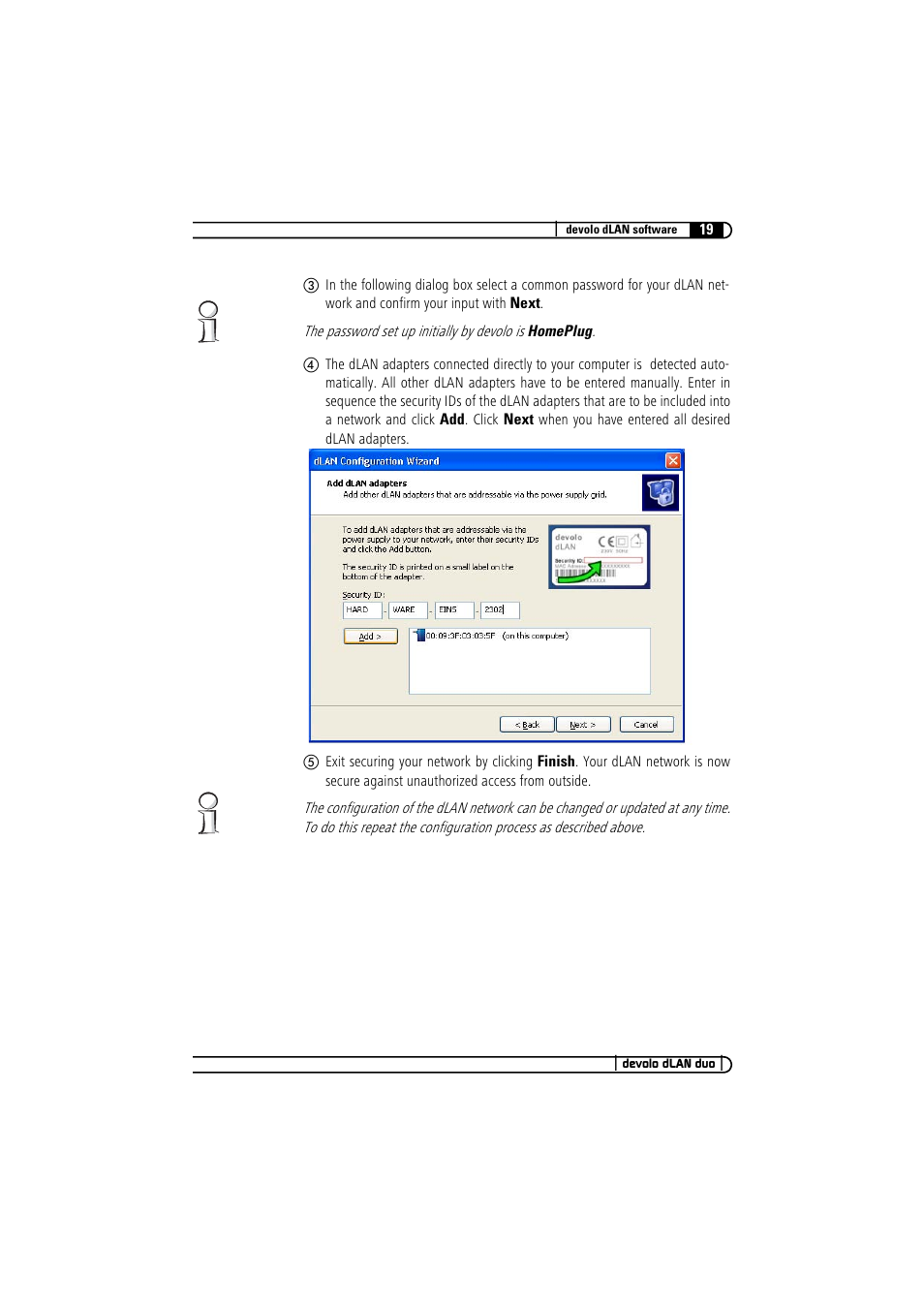 Devolo dLAN duo User Manual | Page 19 / 29