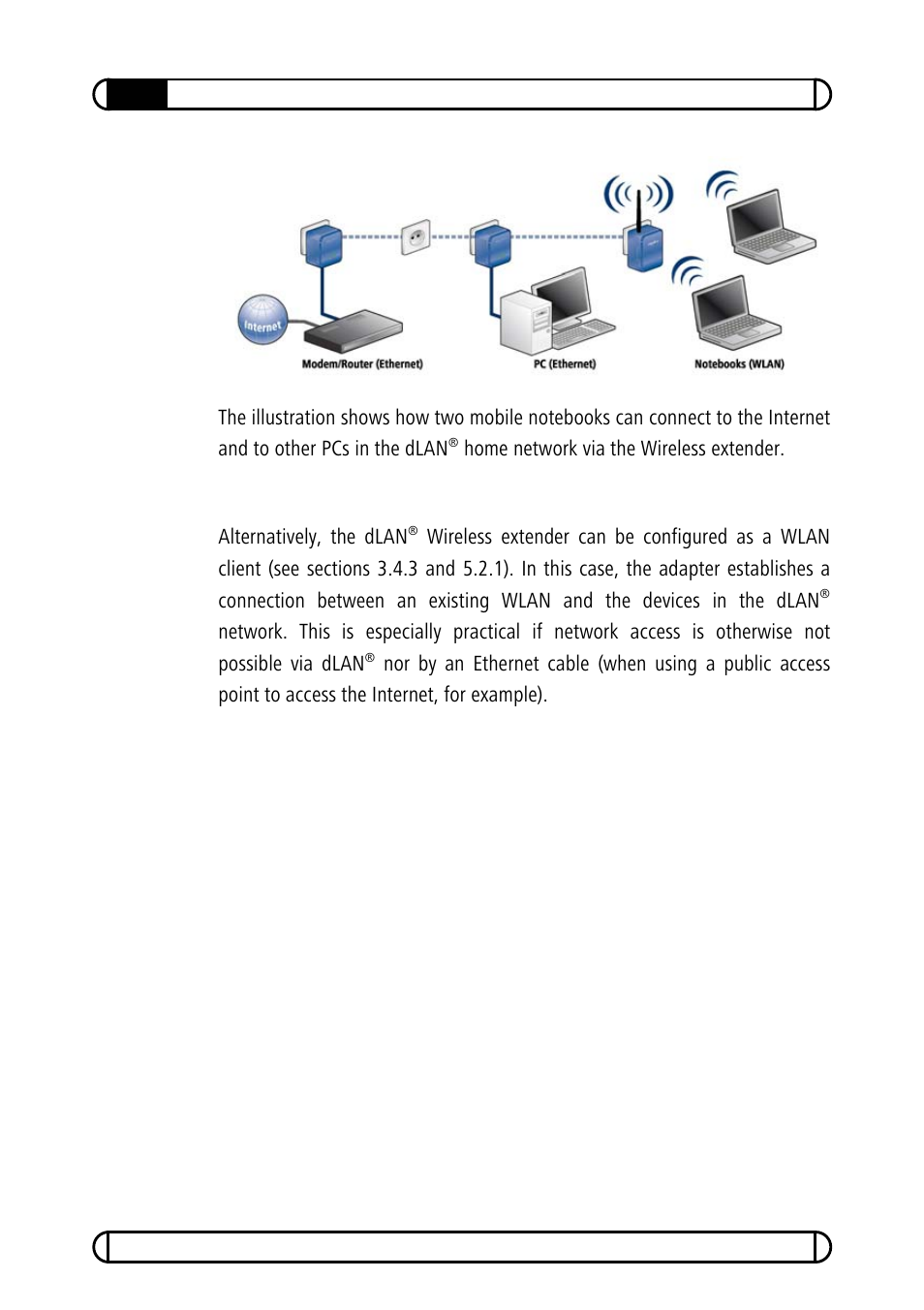 2 dlan, Wireless extender as a client | Devolo dLAN Wireless extender User Manual | Page 11 / 57