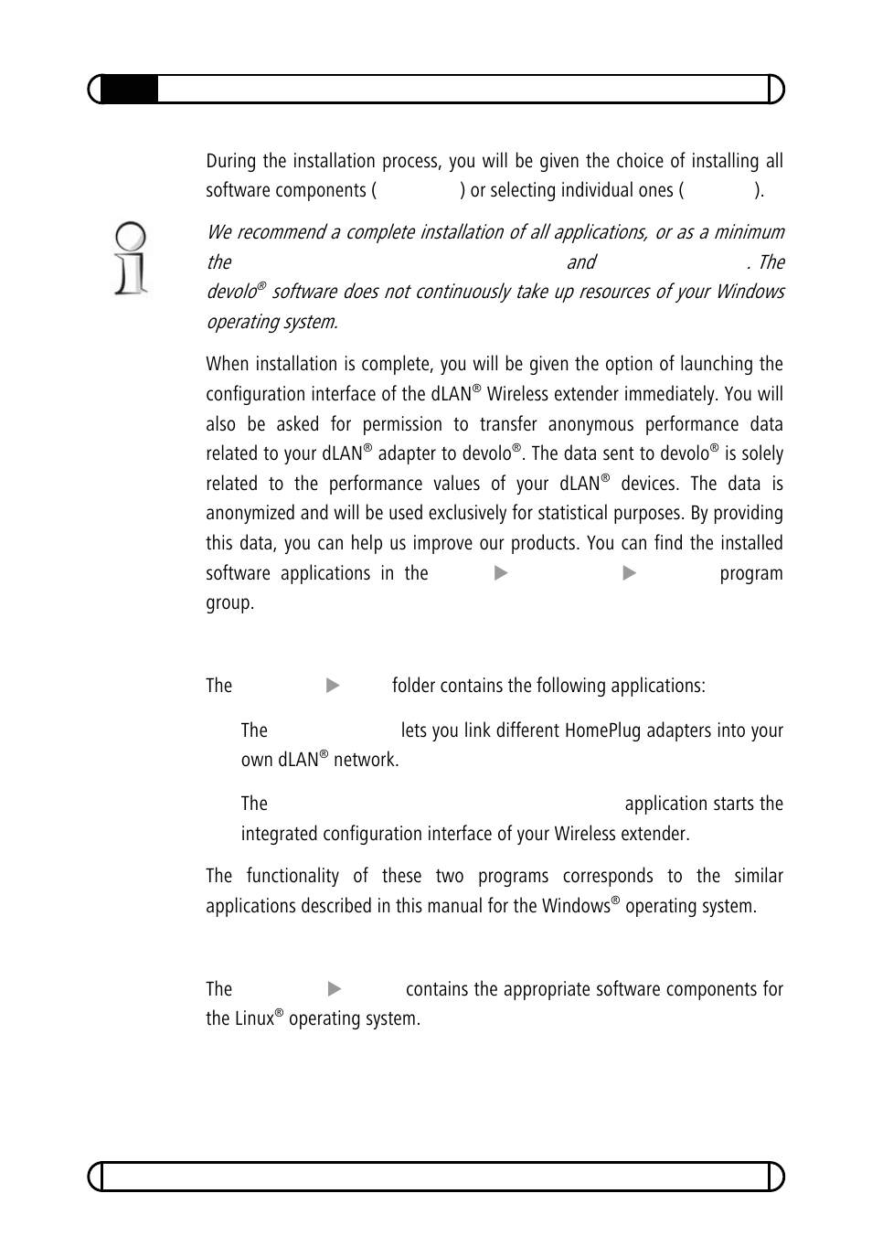 2 software for mac os x, 3 software for linux | Devolo dLAN Wireless extender User Manual | Page 16 / 57