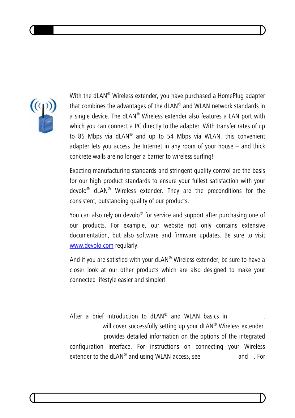 Preface, About this manual | Devolo dLAN Wireless extender User Manual | Page 3 / 57
