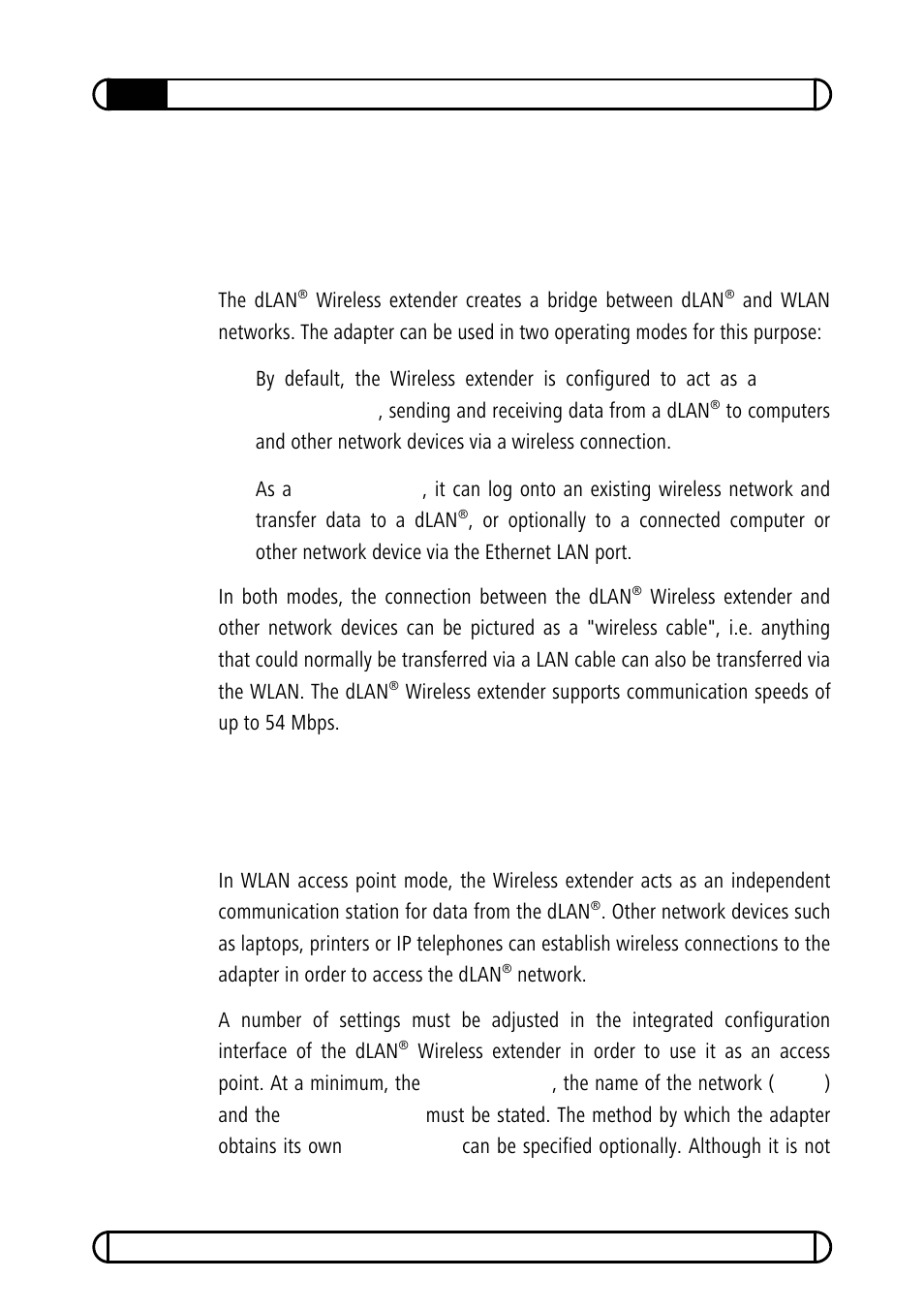 5setting up a wlan network, 1 basics, 2 radio network configuration | 1 wlan access point operation | Devolo dLAN Wireless extender User Manual | Page 41 / 57