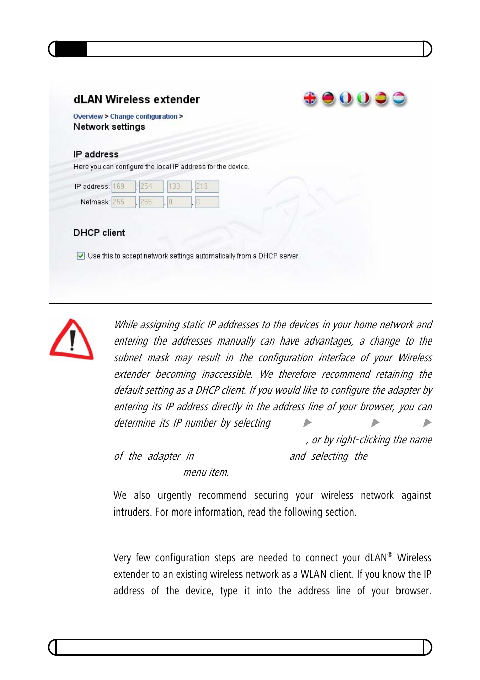 2 wlan client operation | Devolo dLAN Wireless extender User Manual | Page 44 / 57