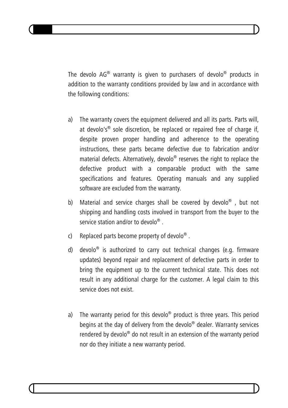 3 warranty conditions | Devolo dLAN Wireless extender User Manual | Page 53 / 57