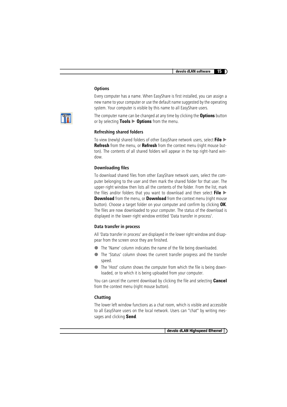 Devolo dLAN Highspeed Ethernet User Manual | Page 15 / 25
