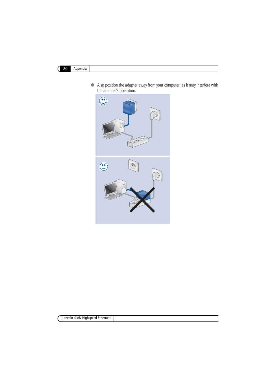 Devolo dLAN Highspeed Ethernet II User Manual | Page 20 / 27