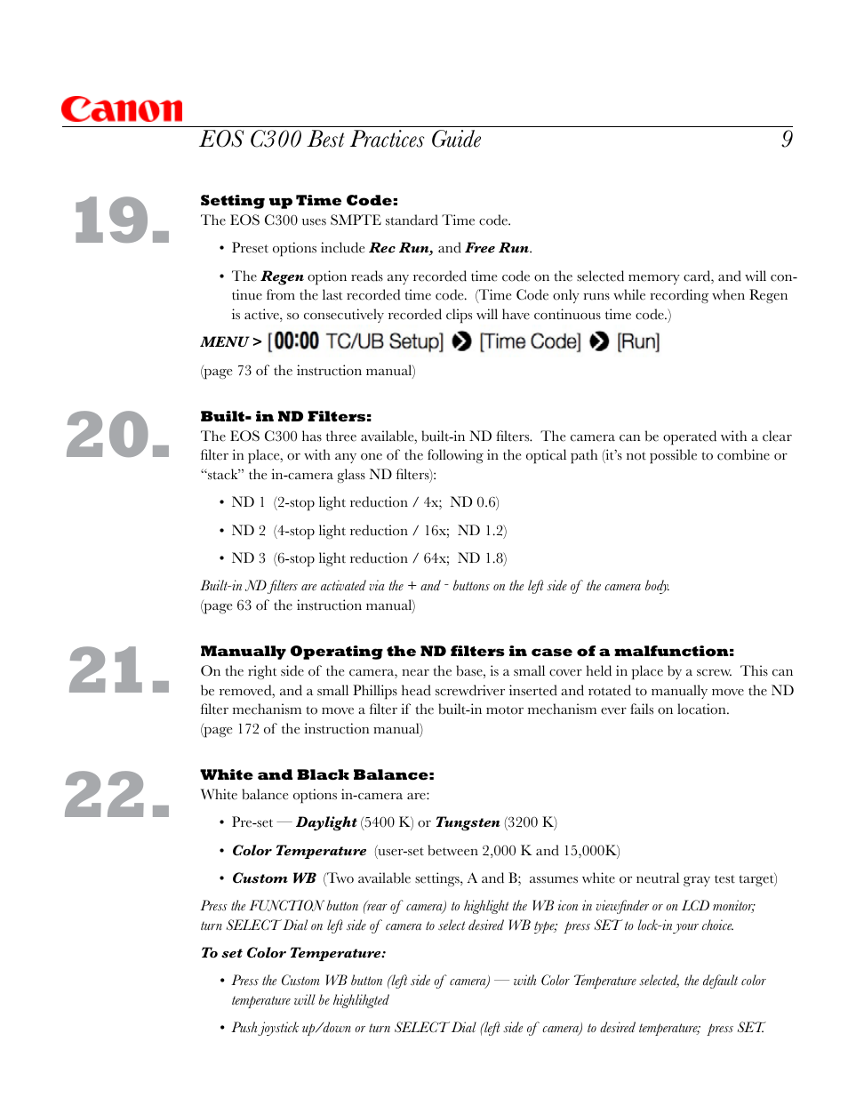 Canon EOS C300 User Manual | Page 10 / 14