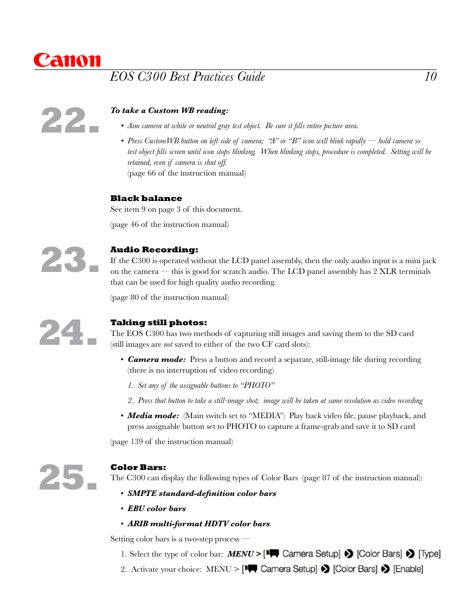 Canon EOS C300 User Manual | Page 11 / 14