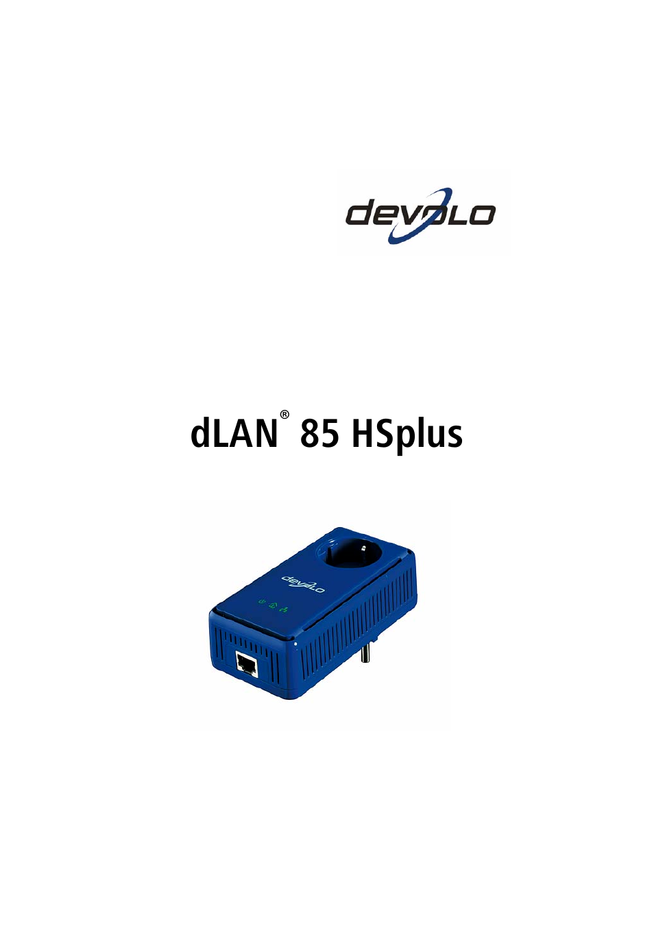 Devolo dLAN 85 HSplus User Manual | 26 pages