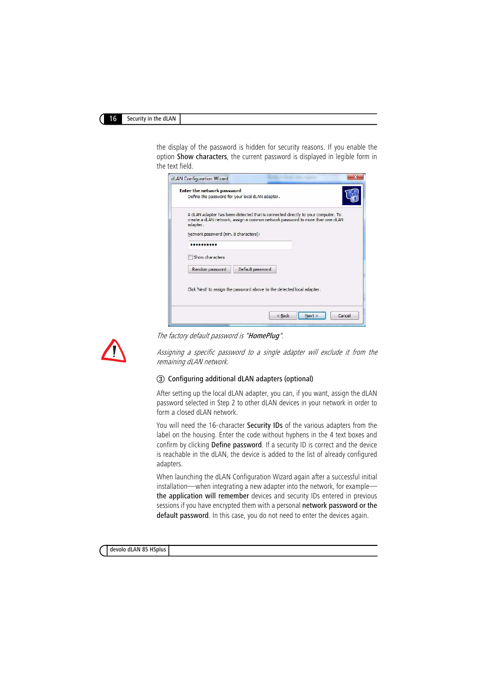 Devolo dLAN 85 HSplus User Manual | Page 16 / 26