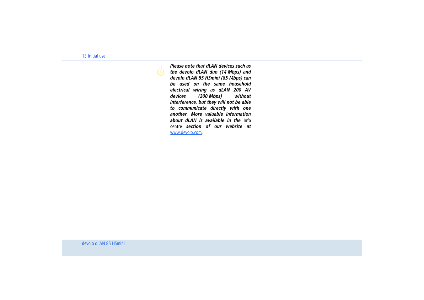 Devolo dLAN 85 HSmini User Manual | Page 14 / 28
