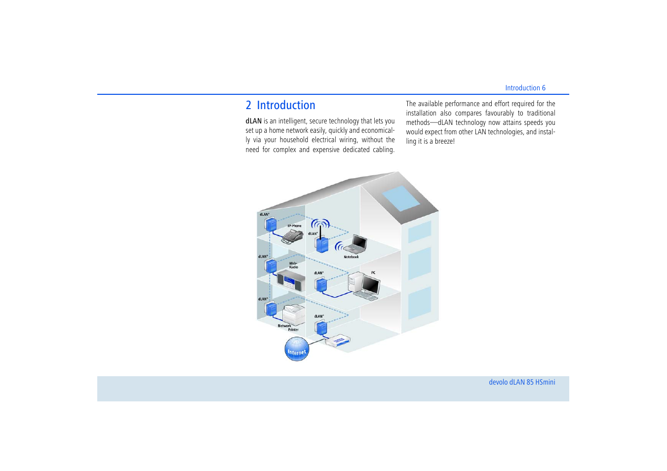 2 introduction | Devolo dLAN 85 HSmini User Manual | Page 7 / 28