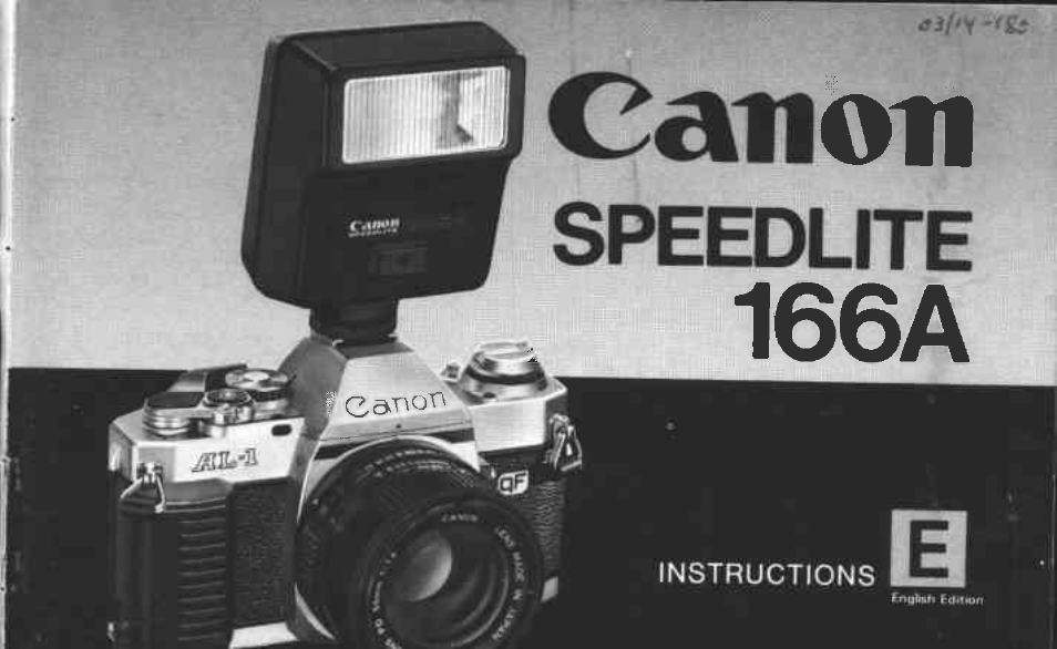 Canon 166 A User Manual | 57 pages