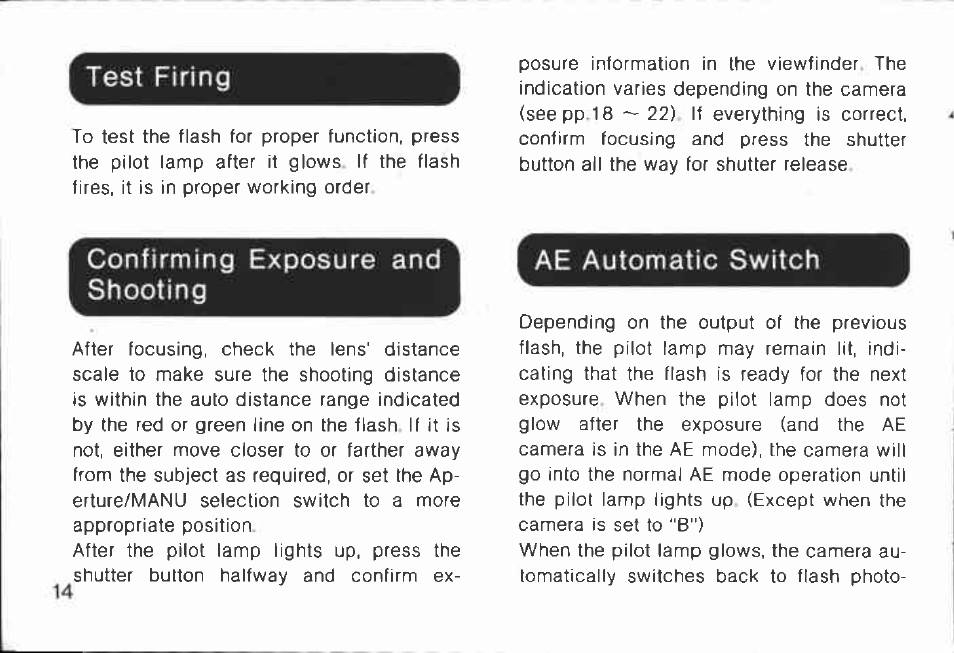 Choosing an aperture and reading its value | Canon 166 A User Manual | Page 14 / 57
