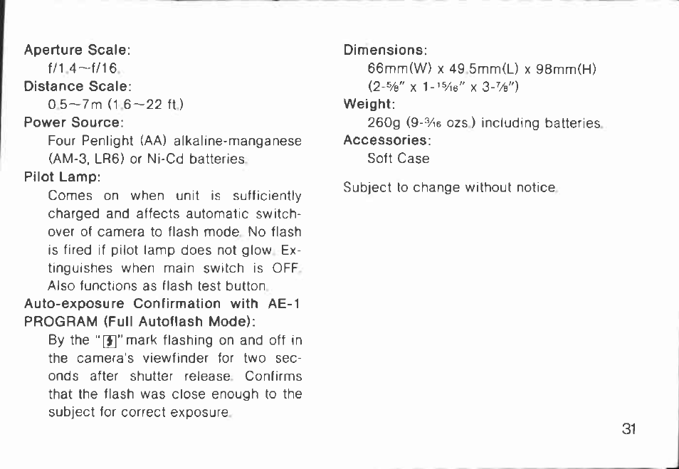 Canon 166 A User Manual | Page 31 / 57