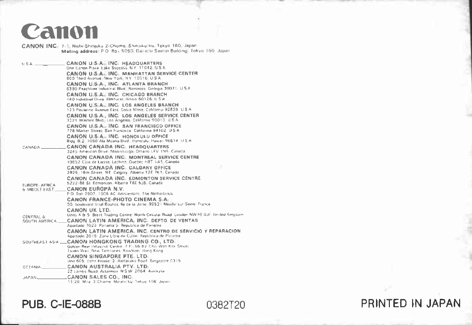 Dtspia, Program | Canon 166 A User Manual | Page 32 / 57