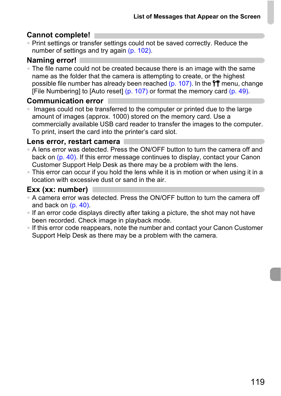 Canon A1100 IS User Manual | Page 119 / 131