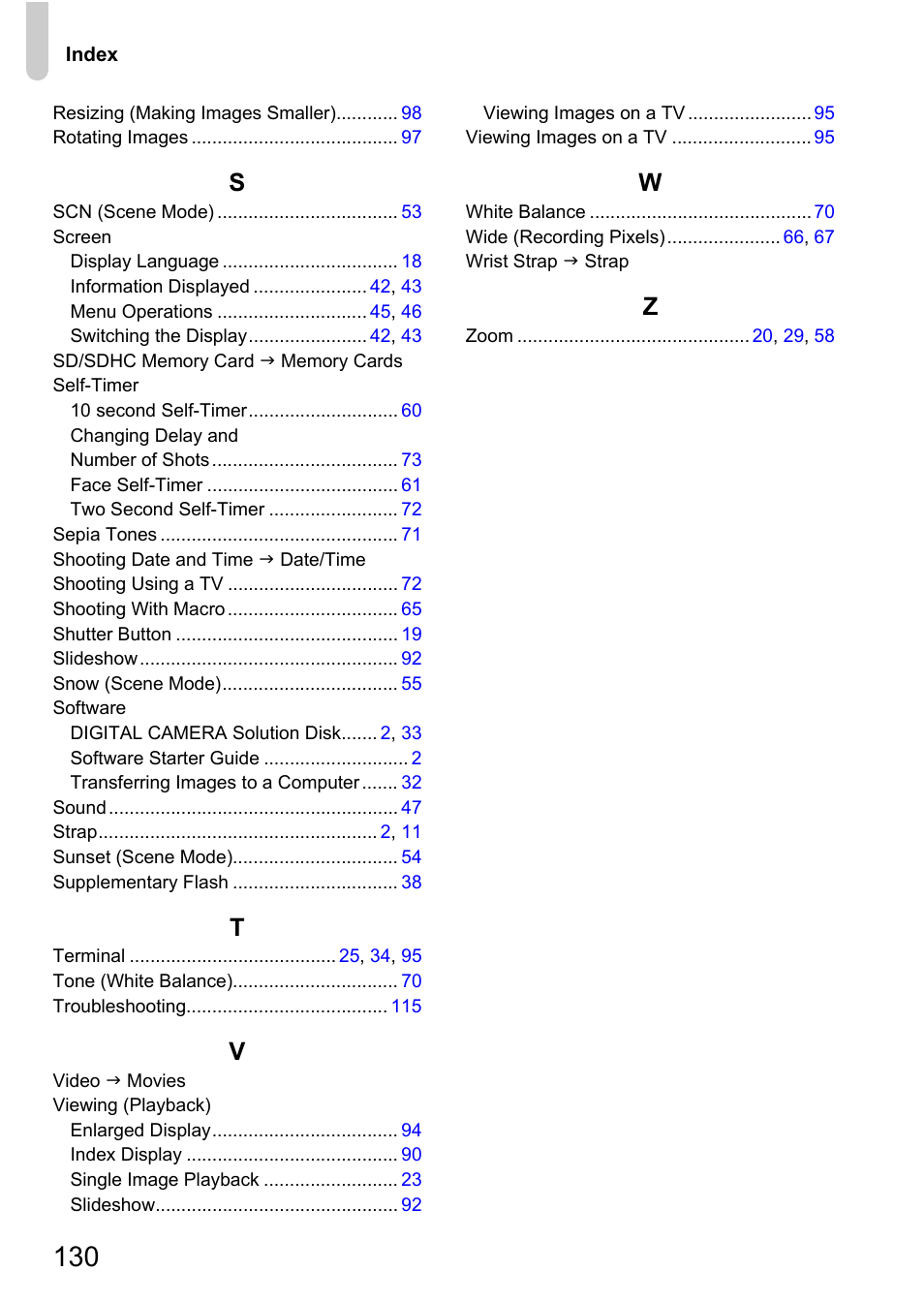 Canon A1100 IS User Manual | Page 130 / 131