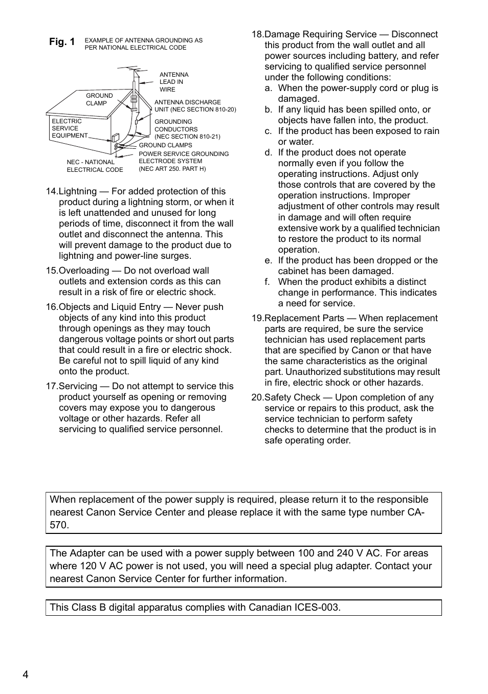 Canon DC40 User Manual | Page 4 / 144